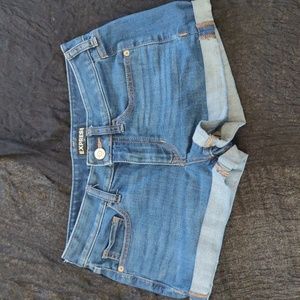 Express Shortie Low Rise Jean Shorts Size 2